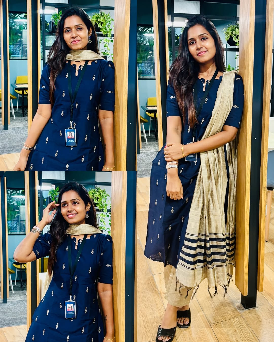 Blue Raw Silk Kurti Pant With Duppatta