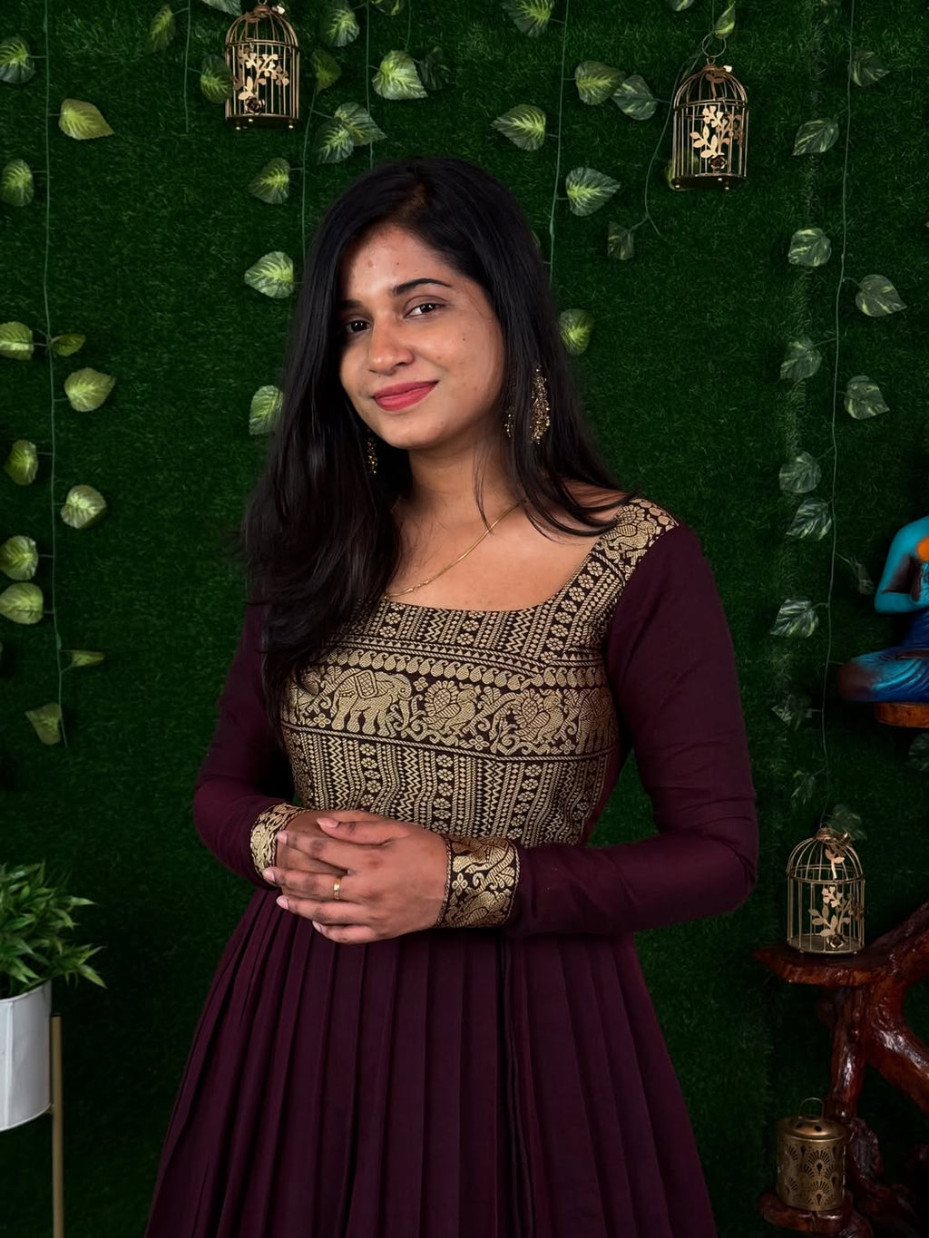 A Beautiful And Very Comfortable Cotton Maxi With Dupatta