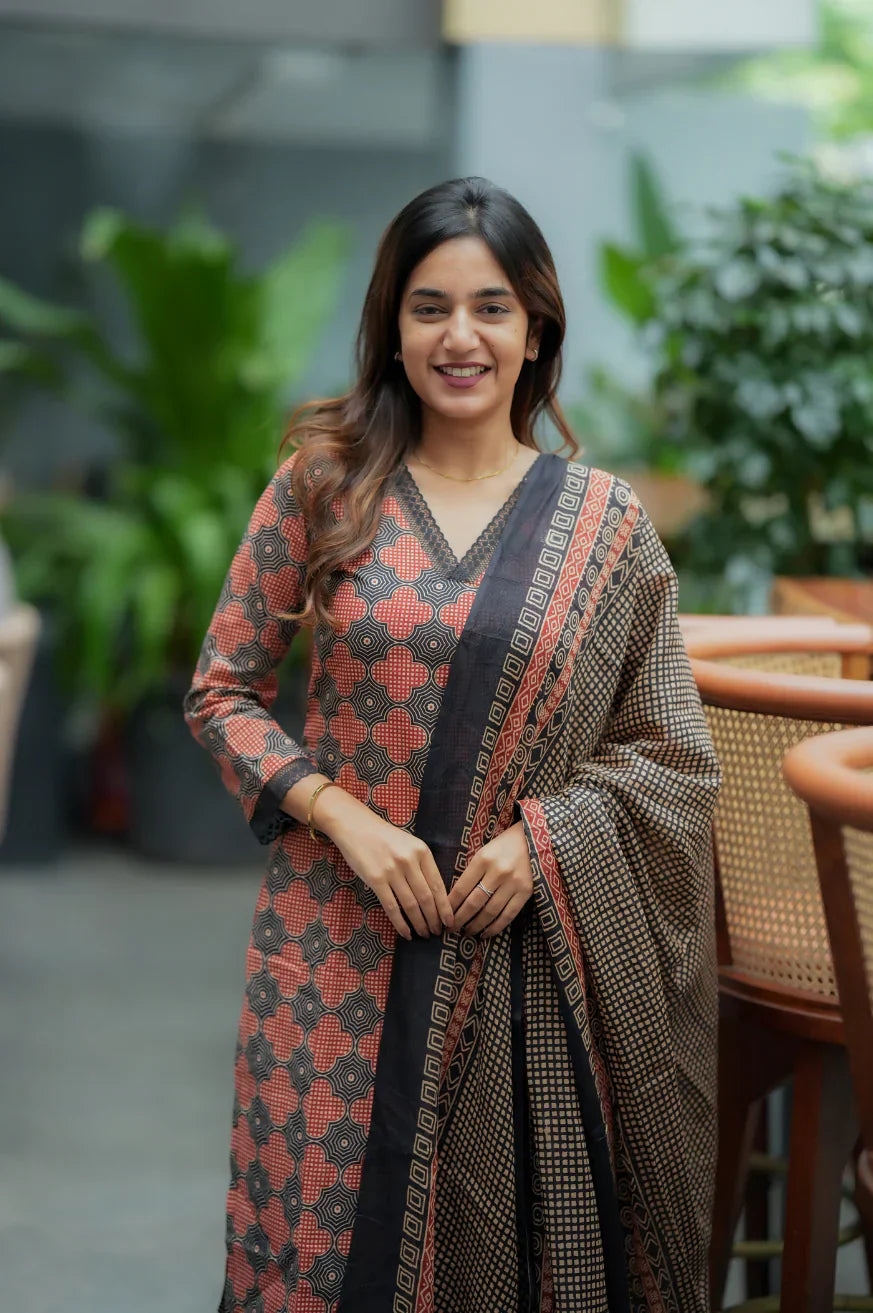 Krithi Pure Cotton Suit