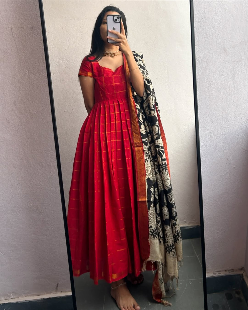 Sharanya Flared Kurta & Dupatta