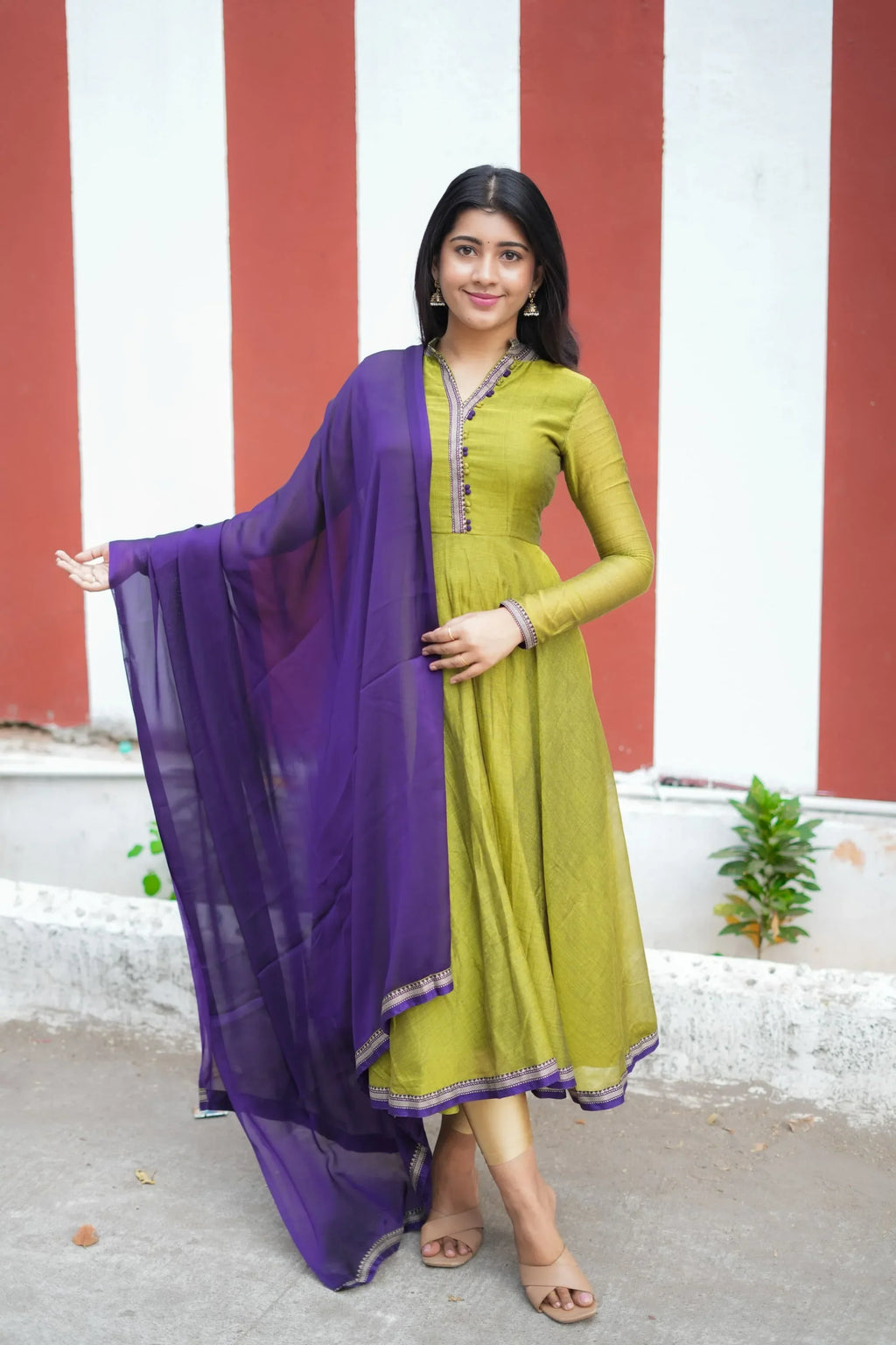 Kanamma Pure Handloom Anarkali