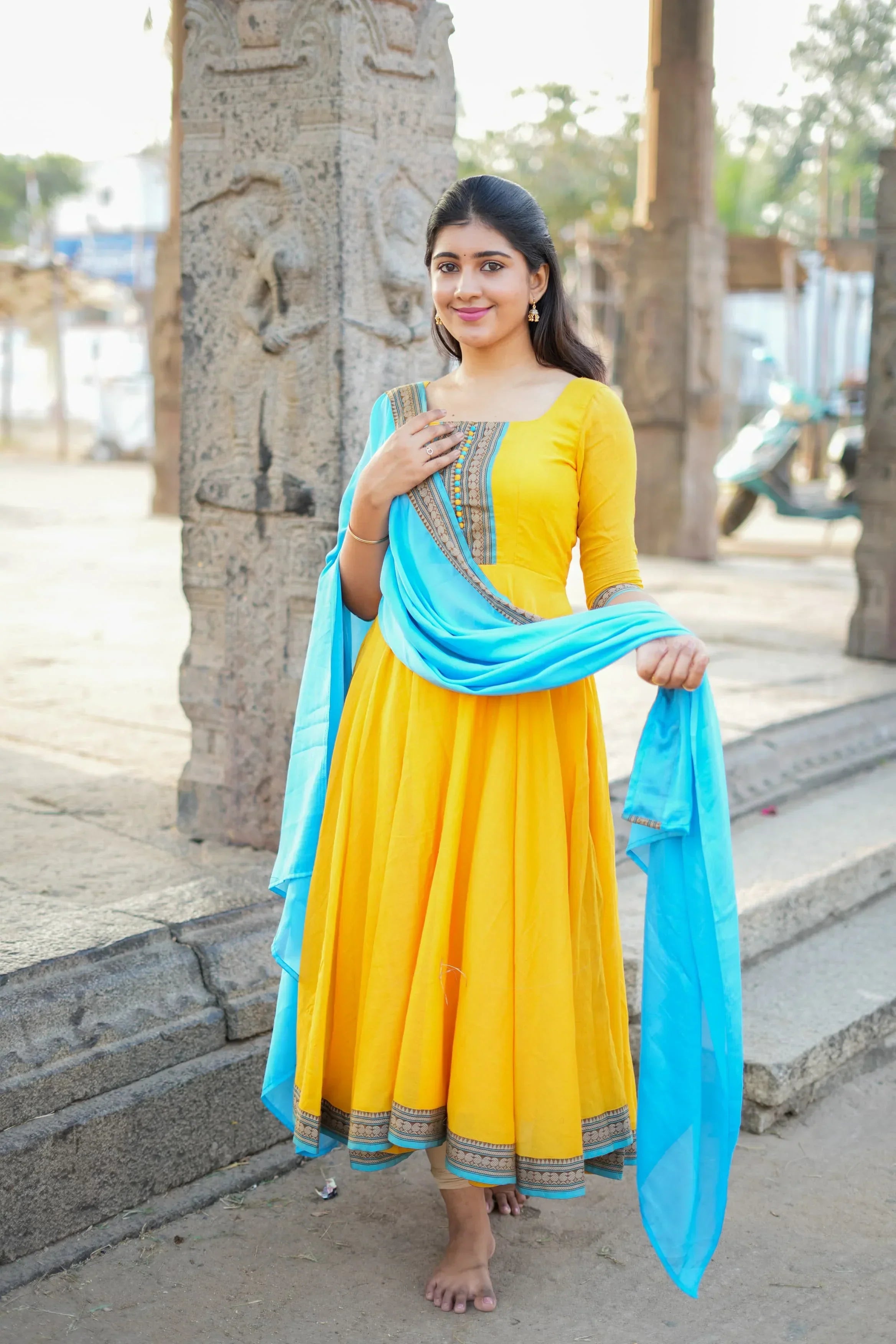 Aadhirai Pure cotton Anarkali