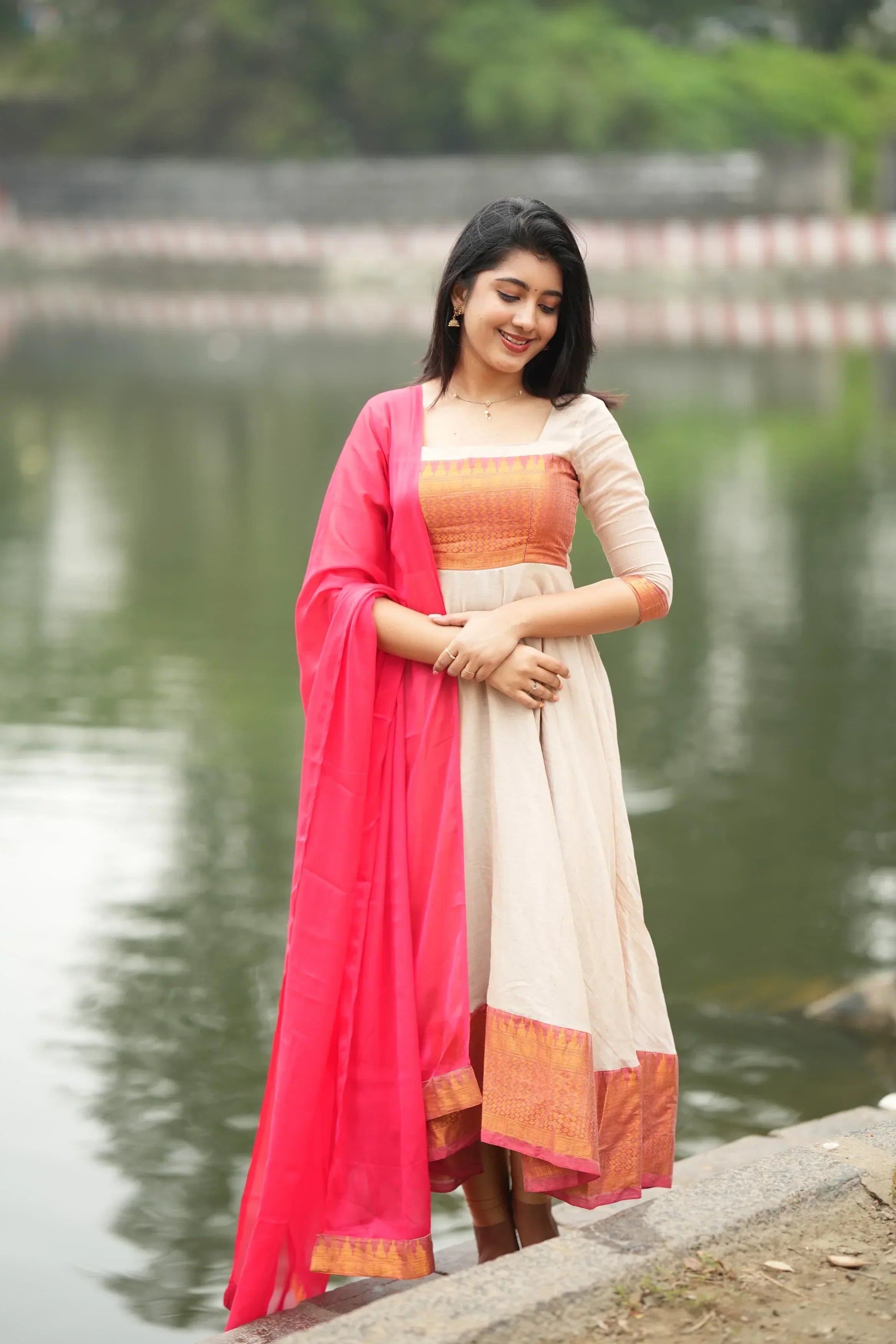 Parvathy Pure cotton Anarkali