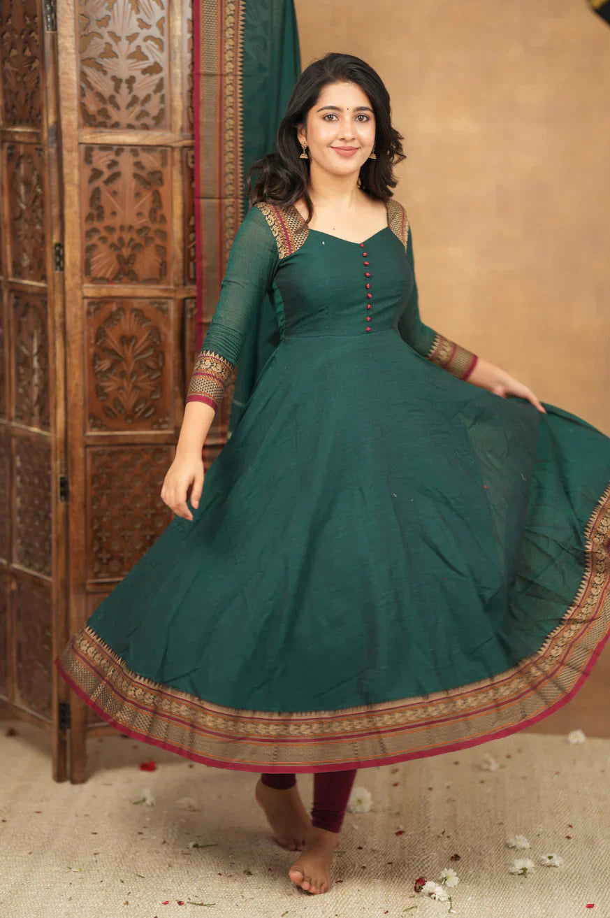 Premium Temple Anarkali