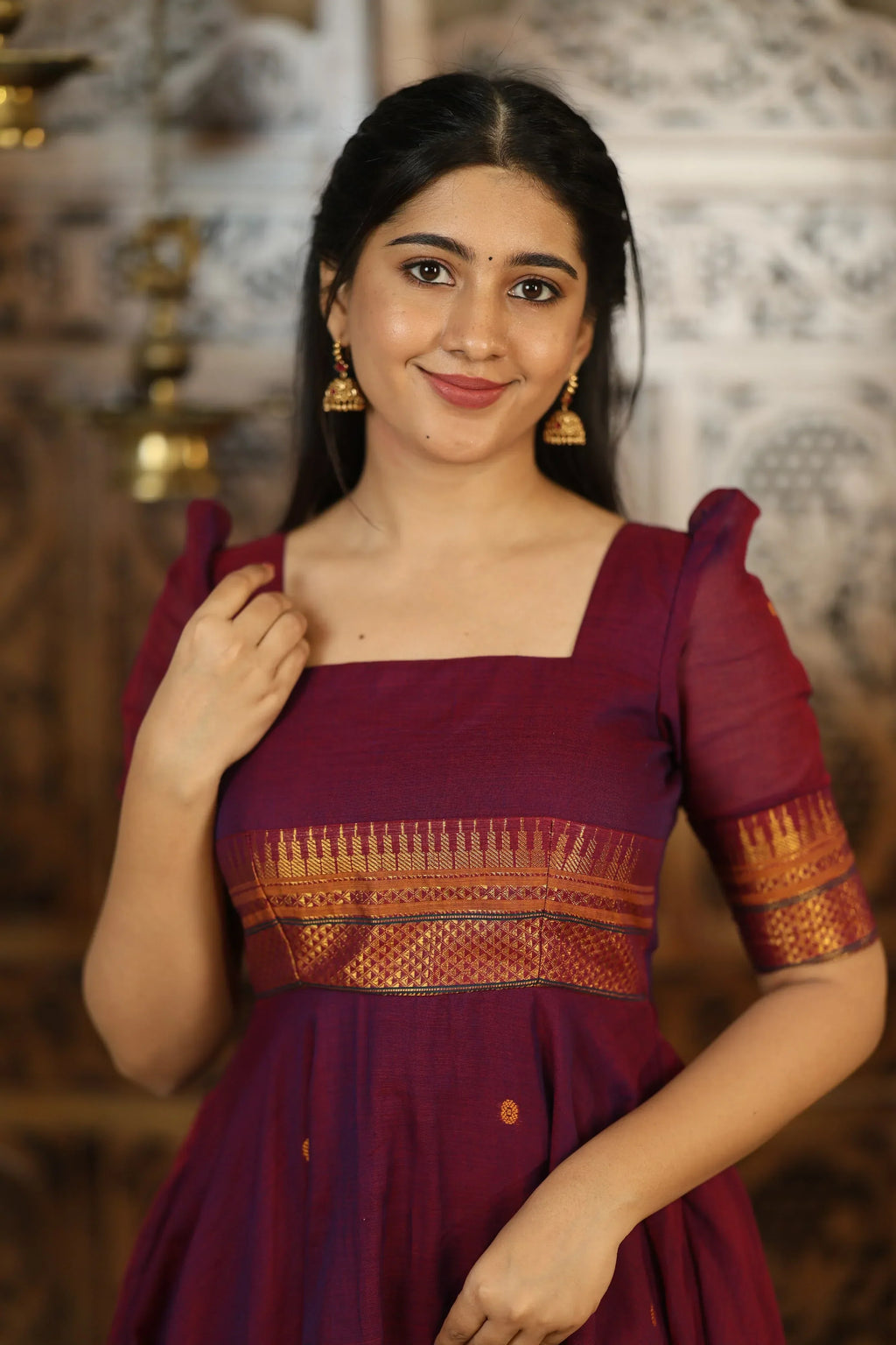 Yamuna Pure Cotton Anarkali