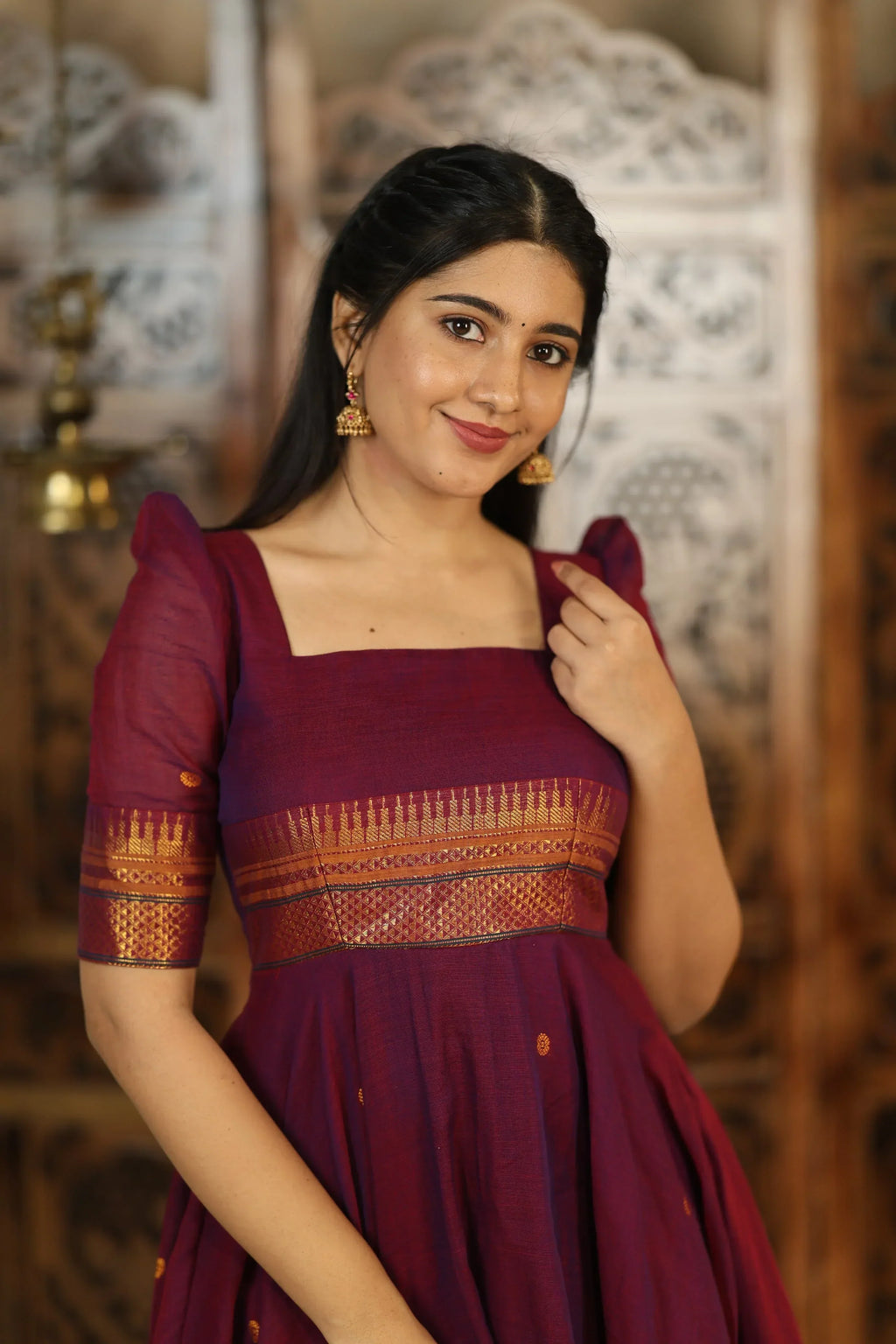 Yamuna Pure Cotton Anarkali