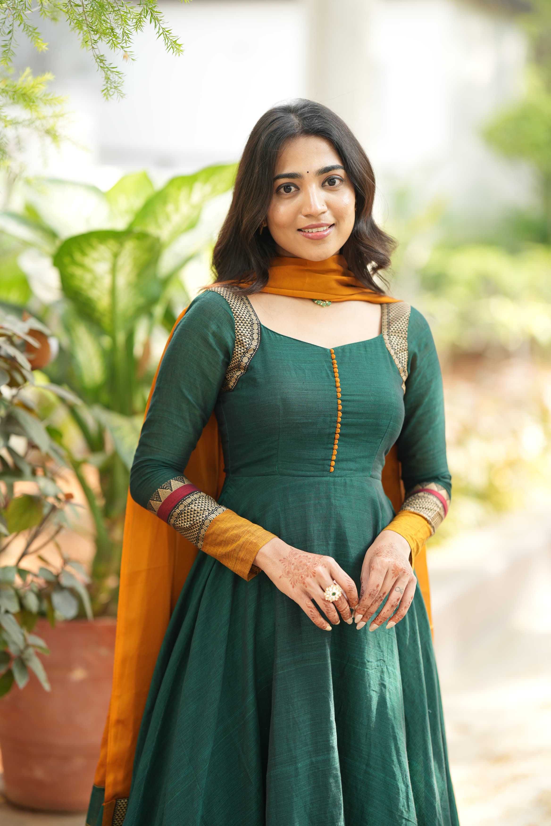 Shrungar Pure Handloom Anarkali