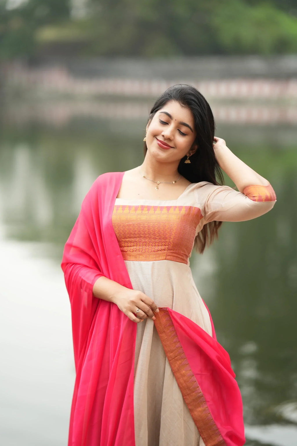 Parvathy Pure cotton Anarkali