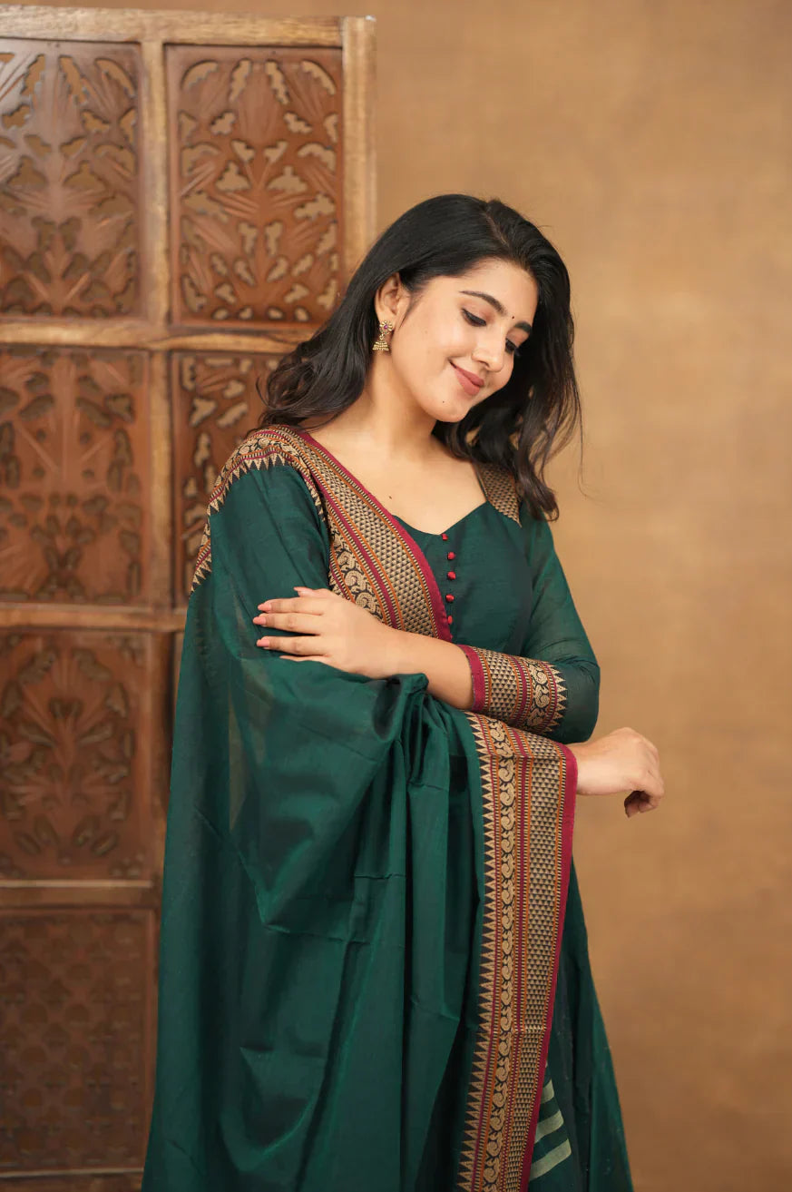 Premium Temple Anarkali