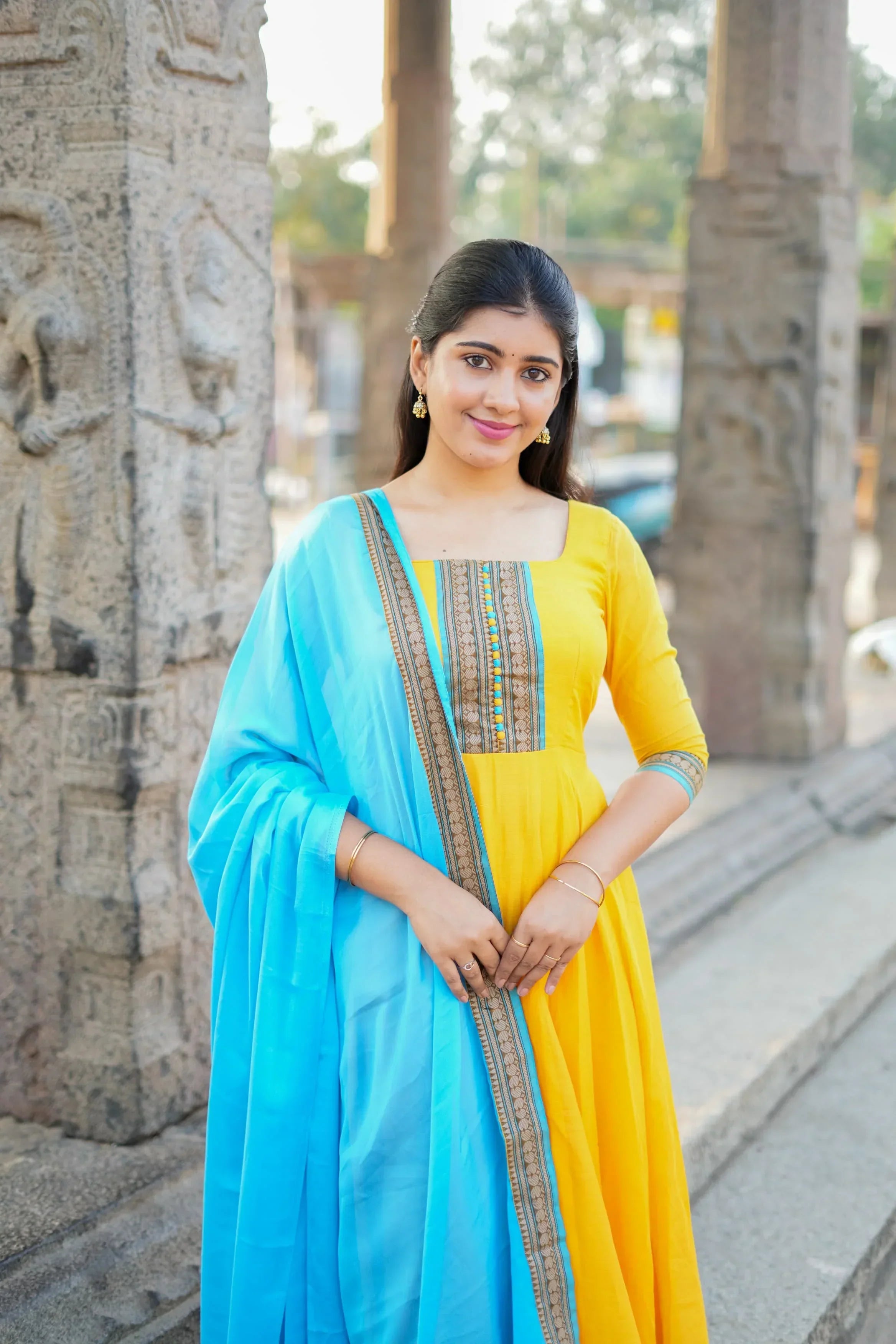 Aadhirai Pure cotton Anarkali